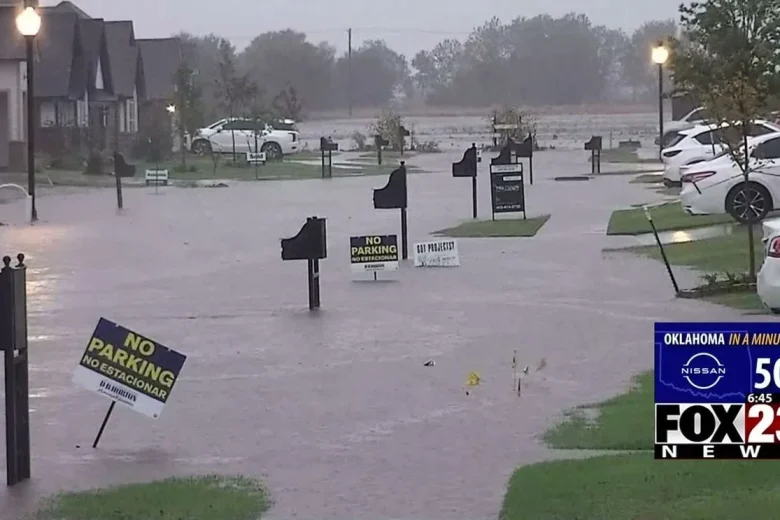 Heavy rain leaves multiple roads underwater across Oklahoma City
